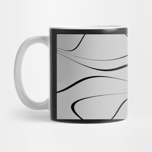 Abstract - gray and black. Mug